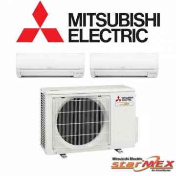 MITSUBISHI SYSTEM 2 AIRCON MXY2G20VA2 - 1 X MSXYFN10VE + 1 X MSXYFN13VE